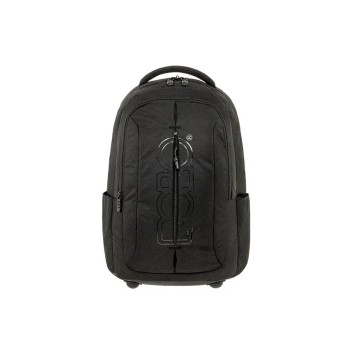 Polo Wonder Σχολική Τσάντα Πλάτης Δημοτικού Μαύρη με Θήκη για Παγούρι 26lt