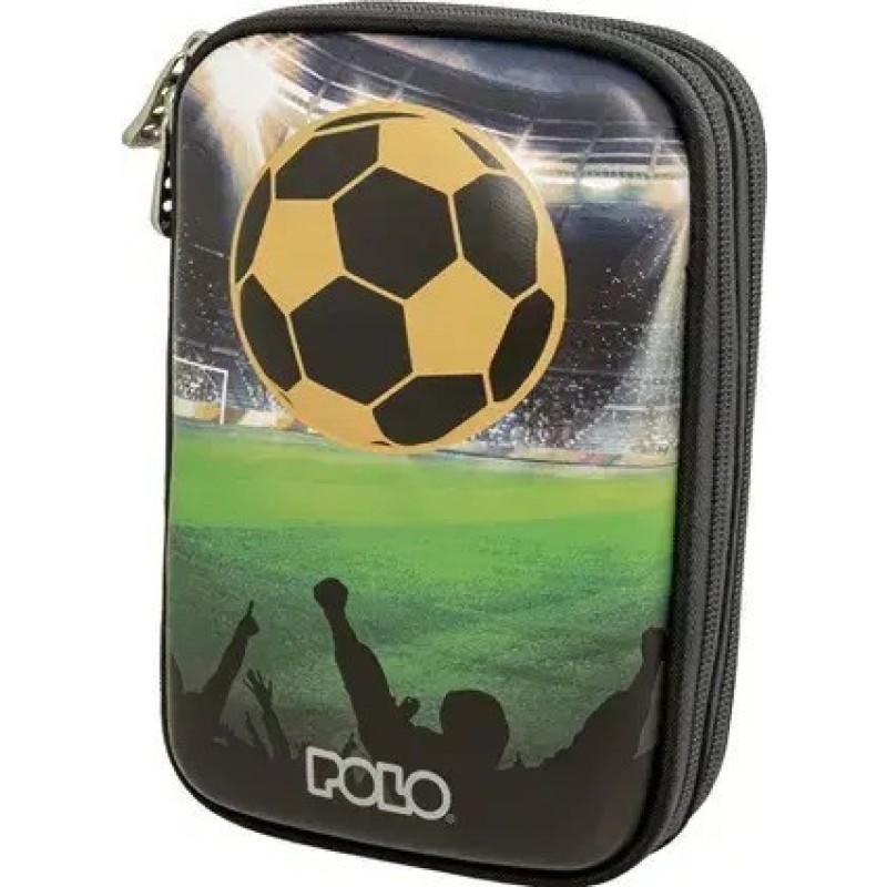 Polo Football Κασετίνα Μαύρη