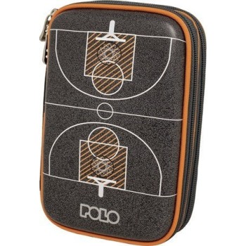 Polo Basketball Κασετίνα Γκρι