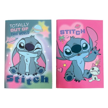  Gim Τετράδιο Ριγέ Β5 40 Φύλλων Stitch (Διάφορα Σχέδια)