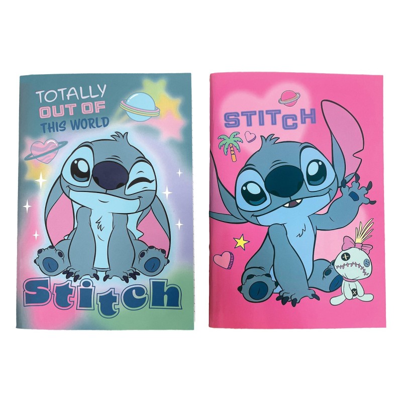  Gim Τετράδιο Ριγέ Β5 40 Φύλλων Stitch (Διάφορα Σχέδια)