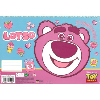 Gim Μπλοκ Ζωγραφικης 23χ33 40 Φυλλα Stickers Toy Story