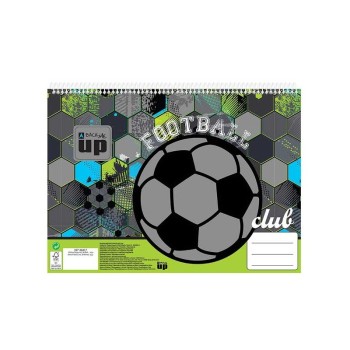 Μπλοκ Ζωγραφικής Bmu Football Club 30 Φύλλων