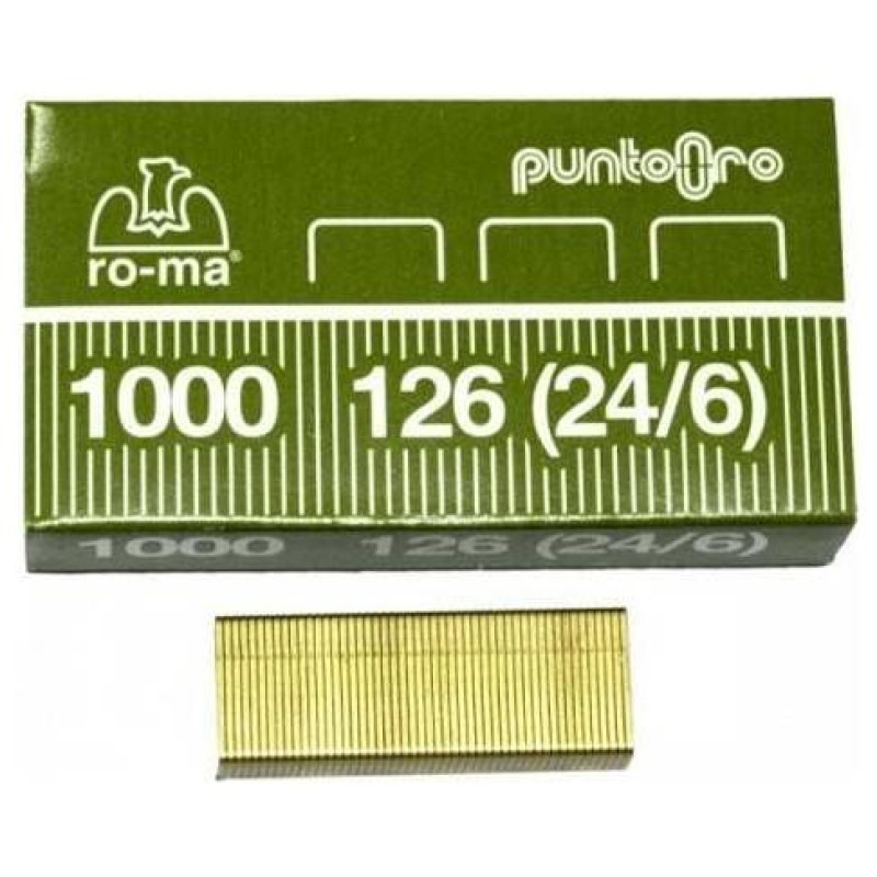 Roma Σύρματα 24/6 (126) 1000pcs Roma Σύρματα 24/6 (126) 1000pcs