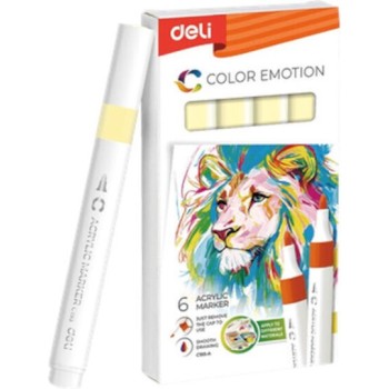 Deli Ακρυλικός Μαρκαδόρος Light Yellow