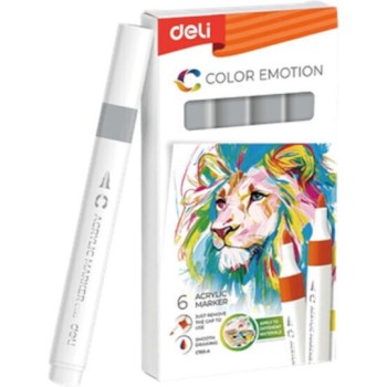 Deli Ακρυλικός Μαρκαδόρος Grey
