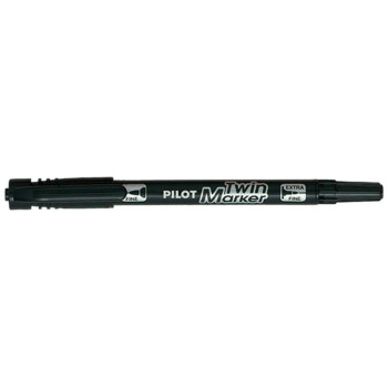 Pilot Μαρκαδόρος Ανεξίτηλος Twin Black SCA-TM-B-BG