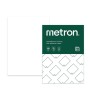 Metron Αυτοκόλλητες ετικέτες πολλαπλών χρήσεων A4 210x297mm (100τμχ)