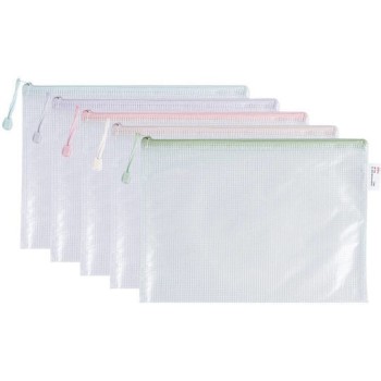 Φάκελος Φερμουάρ Pvc Α4 Colorful Deli Tυχαία Επιλογή Χρώματος 660405