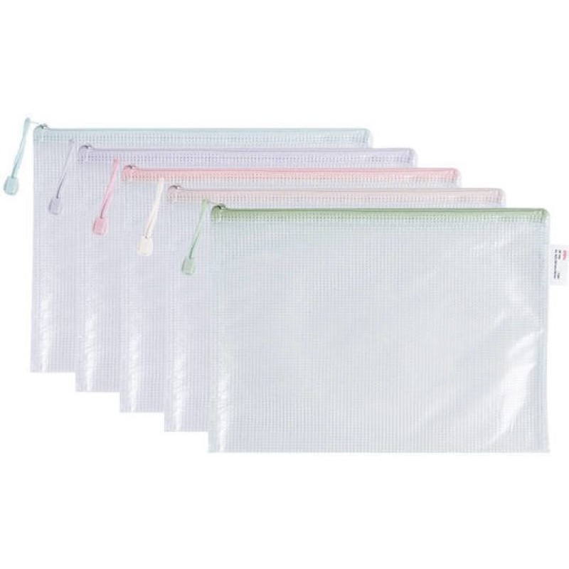 Φάκελος Φερμουάρ Pvc Α4 Colorful Deli Tυχαία Επιλογή Χρώματος 660405
