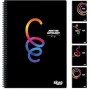 Skag Σπιράλ Τετράδιο Ριγέ Β5 2 Θεμάτων & Color (Διάφορα Χρώματα)