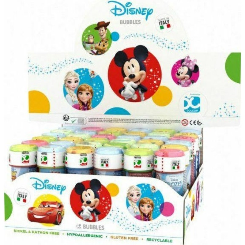 Dulcop Σαπουνόφουσκες Disney Multi Property (Διάφορα Σχέδια) 1τμχ