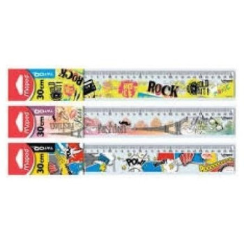 Maped Χάρακας Tatoo 30cm 517004 Maped Χάρακας Tatoo 30cm 517004