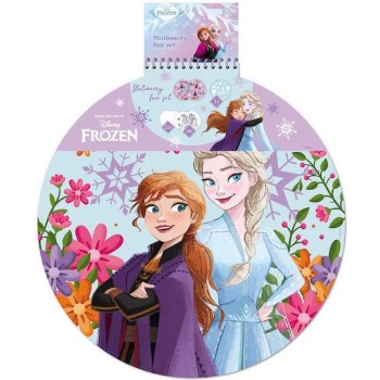 Μπλοκ Ζωγραφικής Στρογγυλό Φ36 Εκ 40 Φύλλα Frozen Αυτοκόλλητα