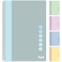Skag Σπιράλ Τετράδιο Ριγέ Α4 4 Θεμάτων Pastel Vibe (Διάφορα Σχέδια/Χρώματα)