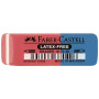 Faber Castell Γόμα Rubber Κλασσική Κόκκινη/Μπλε 7070-40
