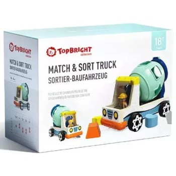 Top Bright Παιχνίδι Ταξινόμησης Σχημάτων Match & Sort για 18+ Μηνών
