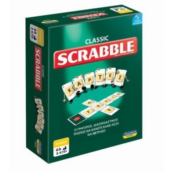 Επιτραπέζιο Παιχνίδι Classic Scrabble για 2-4 Παίκτες 10+ Ετών Δεσύλλας