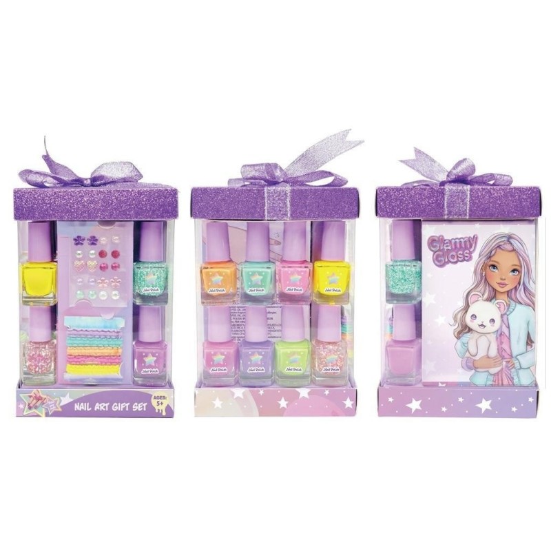 Glammy Gloss Nail Art Gift Set Παιχνίδι Μανικιούρ