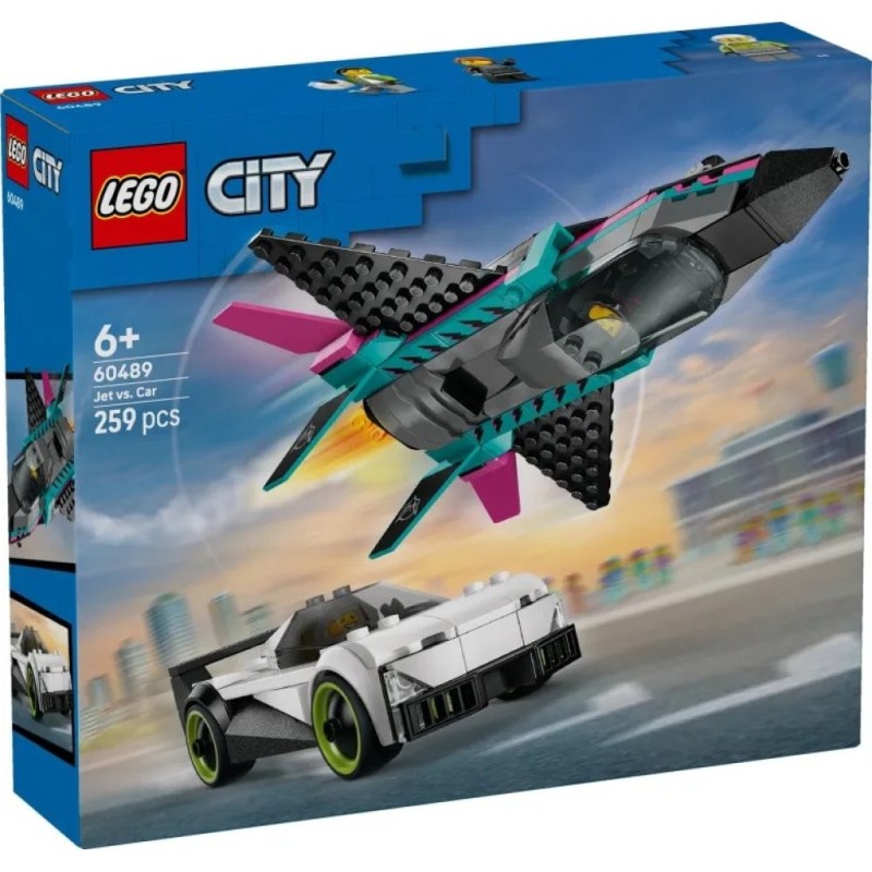 LEGO® City Jet vs. Car (60489)