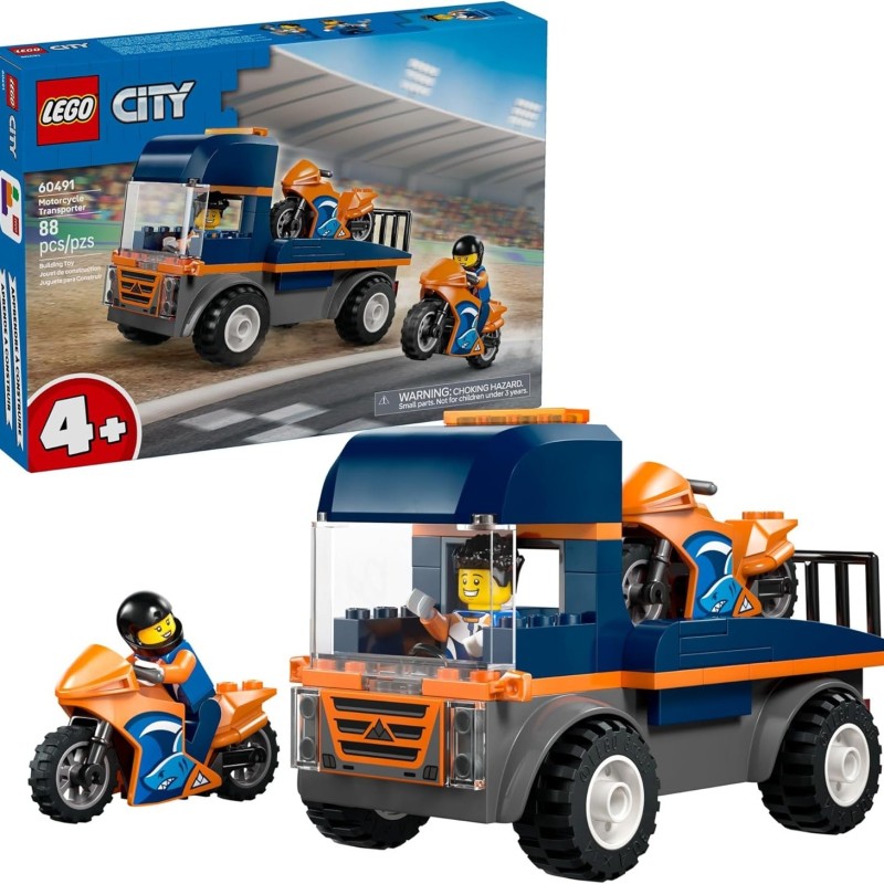 LEGO® City Motorcycle Transpoter (60491)