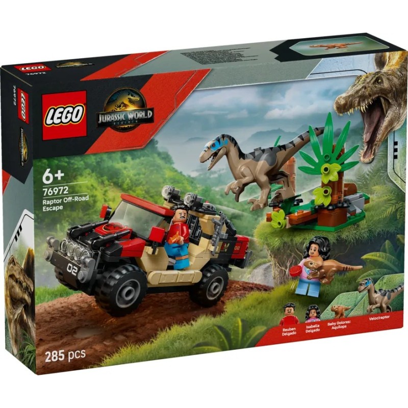 LEGO® Jurassic World Raptor Off-Road Escape (76972)