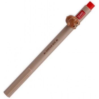 Legami Gel pen with animal decoration - lovely friends - teddy bear CPP0018