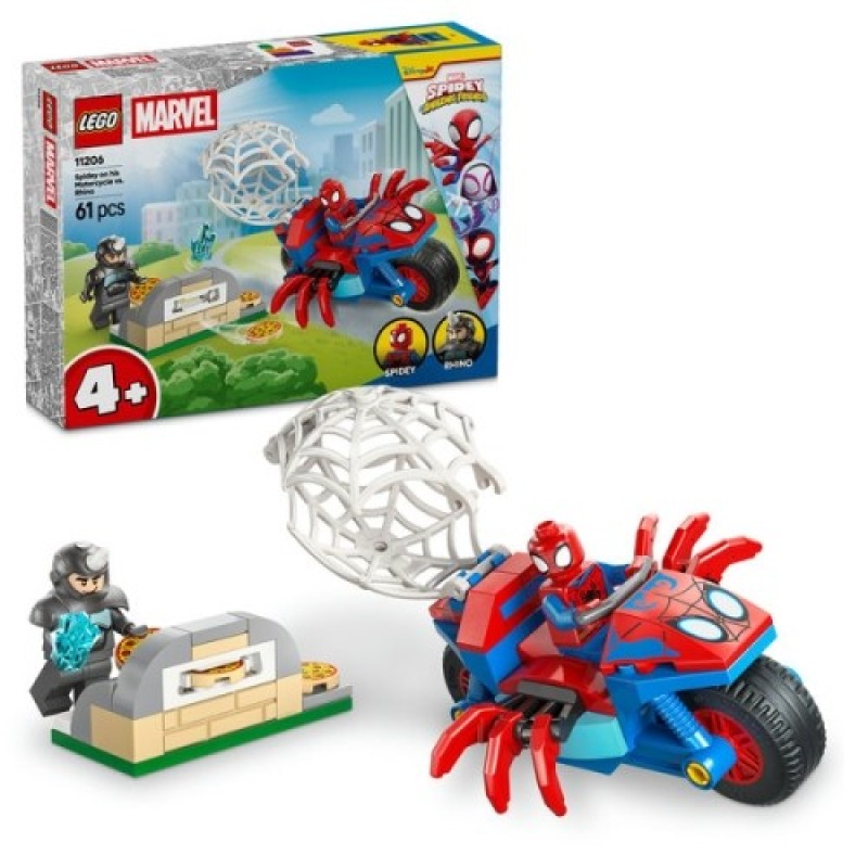 LEGO® Spidey: Spidey On His Motorcycle vs. Rhino (11206)