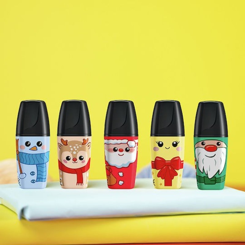 Stabilo Mini Μαρκαδόροι Υπογράμμισης 2mm Σετ 5 χρώματα