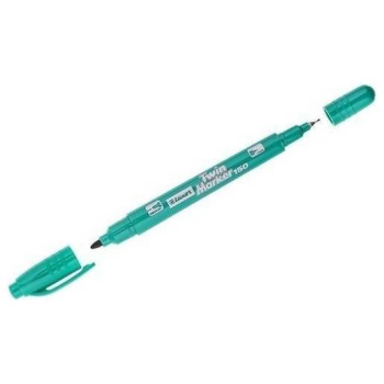 Luxor Μαρκοδόρος Τwin Με Διπλή Μύτη 0,7-1mm Πράσινο 14637 Luxor Μαρκοδόρος Τwin Με Διπλή Μύτη 0,7-1mm Πράσινο 14637