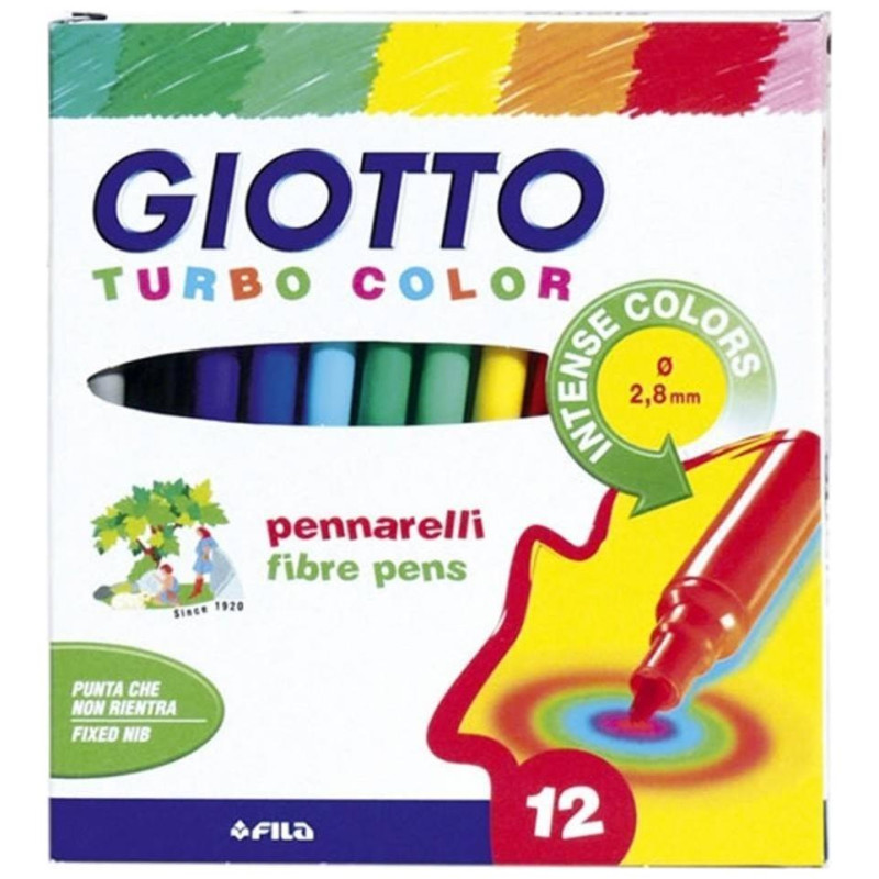 Giotto Μαρκαδόροι Turbo Color 12τεμ