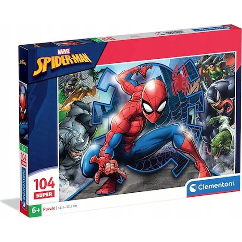  Clementoni Παιδικό Puzzle Super Spiderman για 6+ Ετών 104pcs