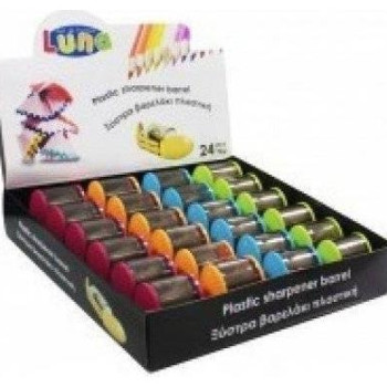 Luna Ξύστρα Βαρελάκι 4 Χρώματα Sra-131