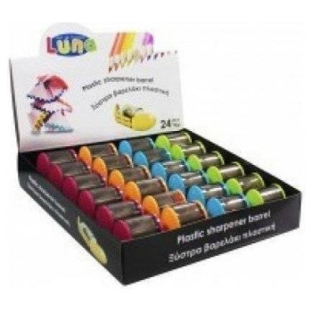 Luna Ξύστρα Βαρελάκι 4 Χρώματα Sra-131 Luna Ξύστρα Βαρελάκι 4 Χρώματα Sra-131