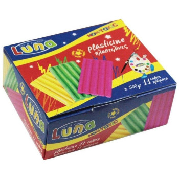 Luna Πλαστελίνη 11 Χρώματα 500gr Luna Πλαστελίνη 11 Χρώματα 500gr