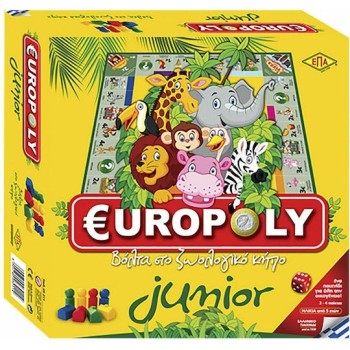  ΕΠΑ Επιτραπέζιο Παιχνίδι Europoly Junior για 2-4 Παίκτες 5+ Ετών