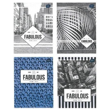 Interdruk Τετράδιο Σπιράλ Fabulous 17χ25/5θ 250σ 52067