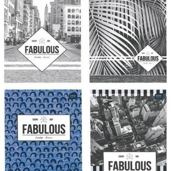 Interdruk Τετράδιο Σπιράλ Fabulous 17χ25/5θ 250σ 52067