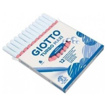 Giotto Μαρκαδόροι Turbo Maxi Xοντροί 12 Τεμ Ροζ 456007 Giotto Μαρκαδόροι Turbo Maxi Xοντροί 12 Τεμ Ροζ 456007