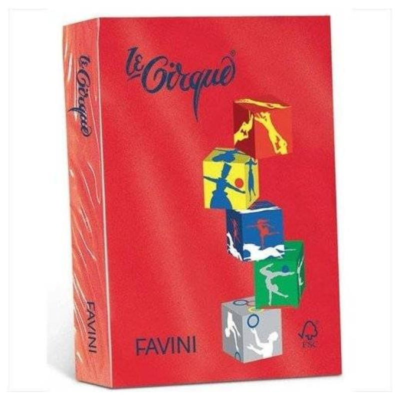 Favini Χαρτί Α4 80gr Rosso Scarlato 500φ. No209