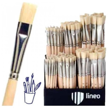 Lineo Πινέλο Ζωγραφικής Πλακέ School Νο8 Lineo Πινέλο Ζωγραφικής Πλακέ School Νο8