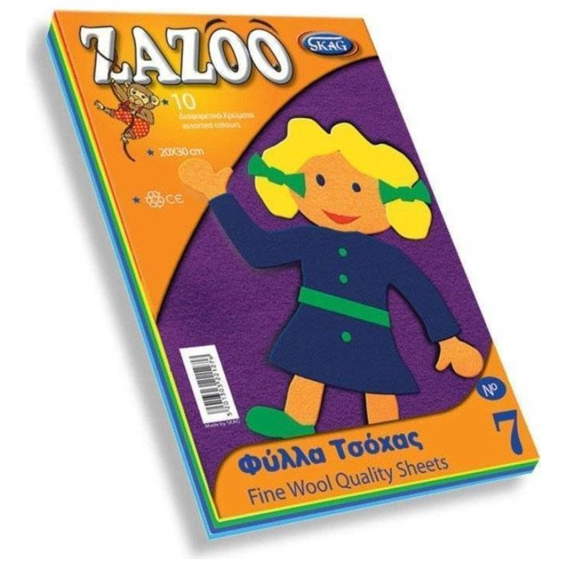 Skag Ζαzοο-Φύλλα Τσόχας 20x30cm Φύλλα10 Νo7