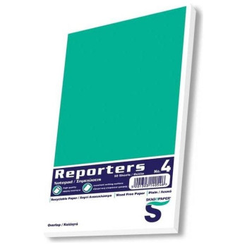 Skag Μπλοκ Reporter/Overlap 113x194cm Λευκό Ν.4 50 Φύλλων 243780 Skag Μπλοκ Reporter/Overlap 113x194cm Λευκό Ν.4 50 Φύλλων 243780