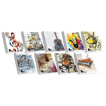 Skag Τετράδιο Μουσικής Σπιράλ Α4 40 Φύλλων 70gr 113090