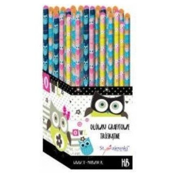 Majewski Μολύβι Τριγωνικό Fancy Black & White HB 2469