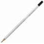 Faber Castell Μολυβι Grip Με Γόμα Λευκό HΒ