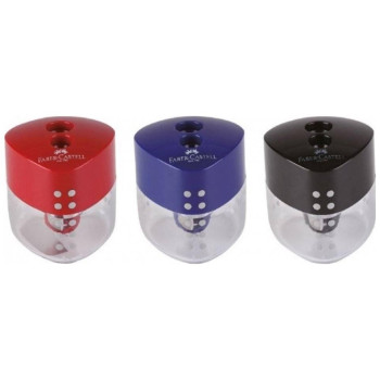 Faber Castell Ξύστρα grip double hole classic 183101 Faber Castell Ξύστρα grip double hole classic 183101