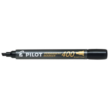 Pilot Μαρκαδόρος Ανεξίτηλος Broad Πλακέ Μαύρος SCA-400-12B