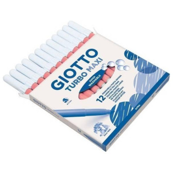 Giotto Μαρκαδόροι Turbo Maxi Χοντροί 12τεμ Rose 456006 Giotto Μαρκαδόροι Turbo Maxi Χοντροί 12τεμ Rose 456006