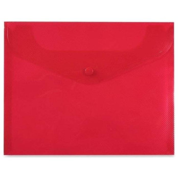 Mallfox Φάκελος Κουμπί Α5 Διάφανος Jelly Red 105-A5-JR Mallfox Φάκελος Κουμπί Α5 Διάφανος Jelly Red 105-A5-JR